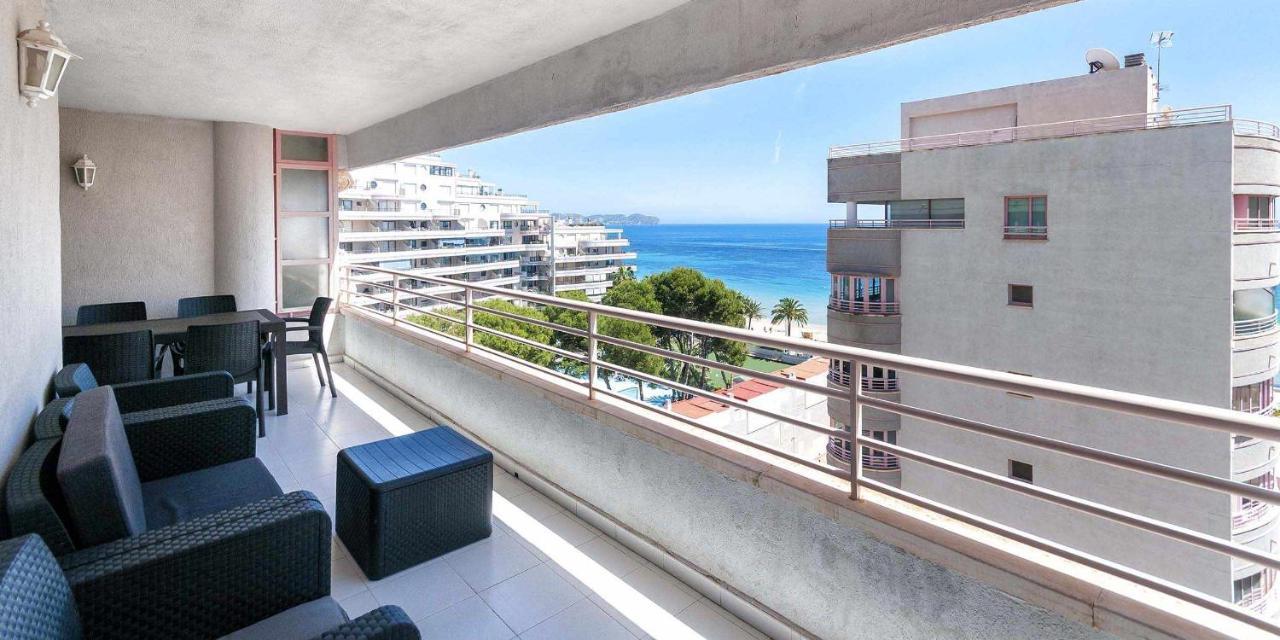 Nuevo Mexico Playa Vistas Al Mar 3 Habitaciones Piscina Y Garaje Calpe Exteriér fotografie